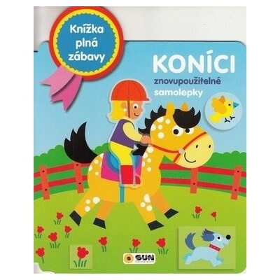 Koníci znovu použitelné samolepky knížka plná zábavy