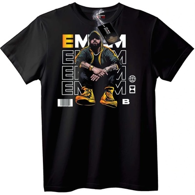 NOONEBRAND Тениска Eminem Графика - XL, White