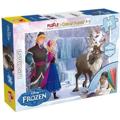 Liscianigiochi oboustranné 46836 Frozen Ledové království 35 dílků