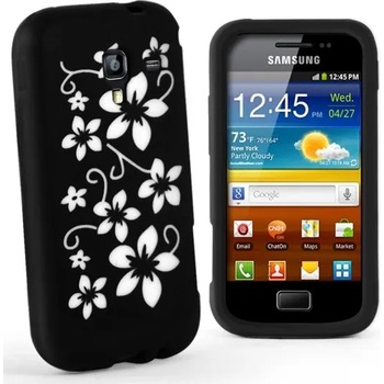 Image 1 of Samsung Galaxy Ace 2 I8160 Flora Силиконов Калъф Черен + Протект