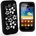 Samsung Galaxy Ace 2 I8160 Flora Силиконов Калъф Черен + Протект