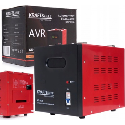 Stabilizátor napětí, AVR, 5000VA, 230V, Kraft & Dele | KD1935 – Sleviste.cz