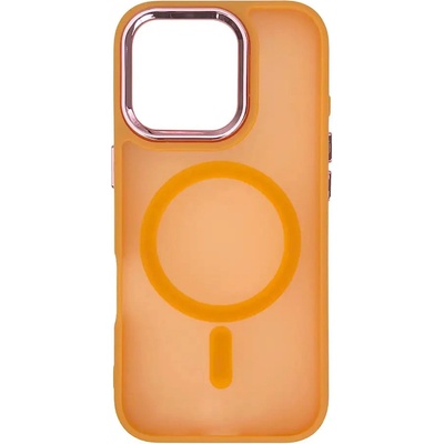 HQWear Кейс Magnetic Collection MagSafe за iPhone 16 Pro Max , оранжев (Fashion Case MagSafe for iPhone 16 Pro Max Orange)