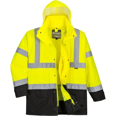 Portwest bunda HiVis Executive S768 5v1 zateplená reflexní žltá/čierna