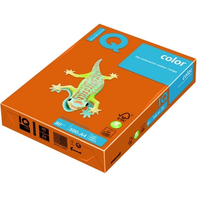 IQ Color barevný kancelářský papír A4 80 g 500 ks oranžová intensivní světlá – Zboží Dáma