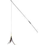 Flamingo Toy Jonathan Dangler Black - играчка за котки, въдичка с пера - 1 бр, Белгия - 46748