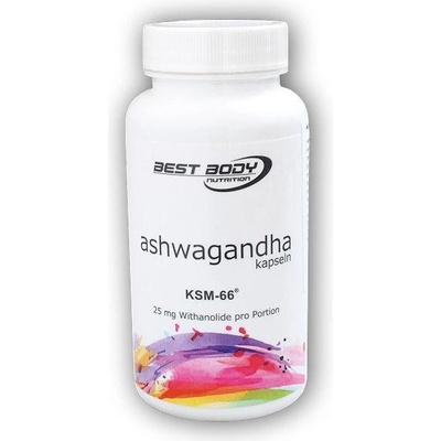 Best Body Nutrition Ashwagandha KSM-66 25mg Withanolide 60 kapsúl