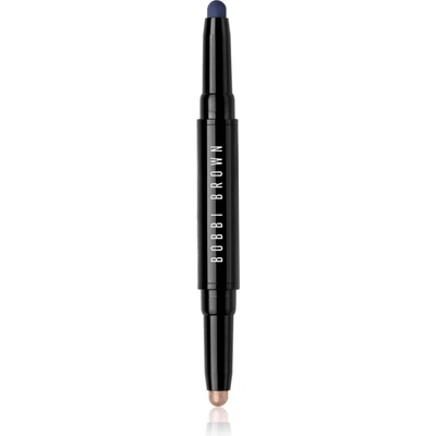 Bobbi Brown Long-Wear Cream Shadow Stick Duo oční stíny v tužce duo Silk / Rich Navy 1,6 g