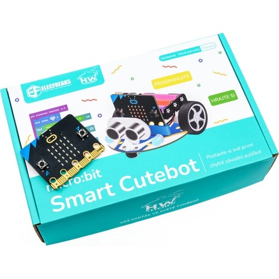 ElecFreaks Smart Cutebot - chytré závodní auto pro výuku programování microbit Varianta kitu: s deskou micro:bit V2.21, Jazyková verze: Česká