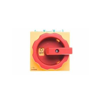 3P 100A 37kW AC23A 400V head/emergency roller panel assembly yellow-red 4 holes 3LD2704-0TK53
