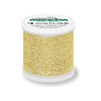 Vyšívací nit Madeira Metallic Sparkling 40 (200m) barva 24 gold dust