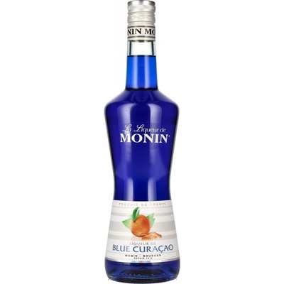 Monin La Liqueur Blue Curaçao 20% 0,7 l (čistá fľaša)
