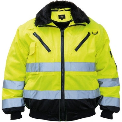 Korntex Oslo Pilotní reflexní bunda 4 v 1 KX809S Signal Yellow
