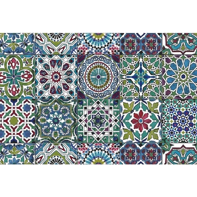 Samolepicí fólie D-c-fix 343-8018 Barevné dlaždice - 67,5 cm x 1,5 m