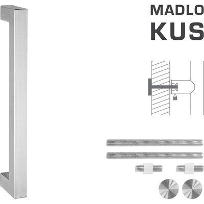 MPkovania FT - MADLO kód K02K 25x25 mm UN ks Rozteč madla: 200 mm, Rozmer profilu madla: 25x25 mm, Dĺžka: 225 mm