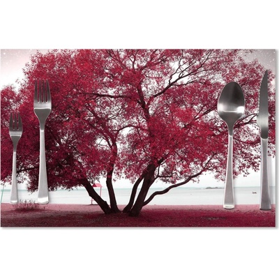 Sablio Prestieranie Červený strom 40x30cm