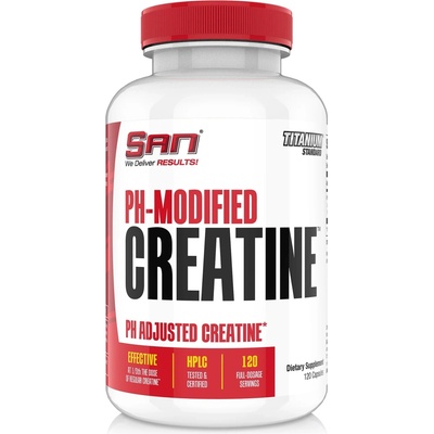 SAN PH-Modified Creatine 120 kapslí