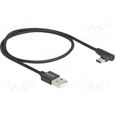 Delock 80029 USB 2.0 USB A vidlice USB C konektor 90° vlevo/vpravo