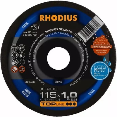 Rhodius Rezný kotúč 115 x 1,0 x 22,23 mm 200 210227