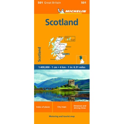 Great Britain: Scotland Map # 501 (Michelin)