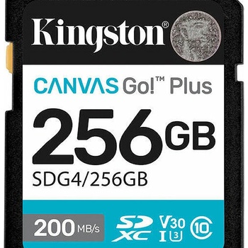 Kingston SDXC 256GB Canvas Go Plus SDG4/256GB