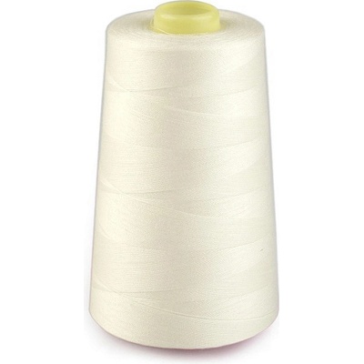 Polyesterové nitě pro overlocky i klasické šití návin 5000 yards PES 40/2, malé, 501 Antique White