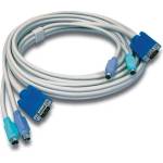 TRENDnet TK-C10 PS/2 VGA M/M KVM кабел 3 м сив (TK-C10)