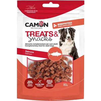Camon Treats&Snacks Dog Kocky z lososa 80 g