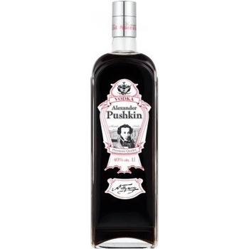 Alexander Pushkin Vodka Alexander Pushkin Black 40% 1 l (holá láhev)