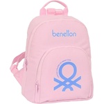 Benetton Мини момичешка раница benetton, розова