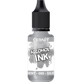 Cernit Alcohol Ink Akrylový tuš Silver 20 ml 1 ks