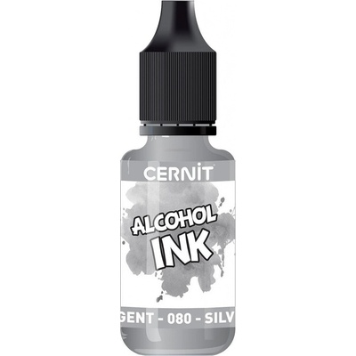 Cernit Alcohol Ink Akrylový tuš Silver 20 ml 1 ks