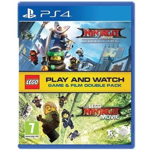 Warner Bros. Interactive Play and Watch Game & Film Double Pack: The LEGO Ninjago Movie Videogame (PS4)