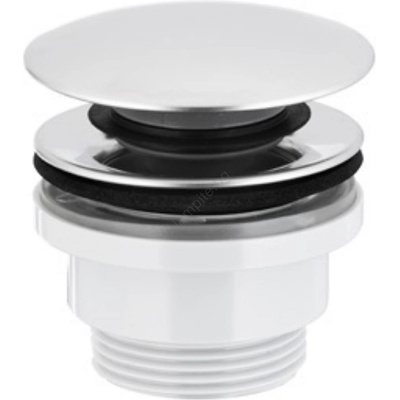 KFA Armatura 660-310-00 - Сифон за мивка CLICK-CLACK Ø 6, 6 см лъскав хром (KF0159)