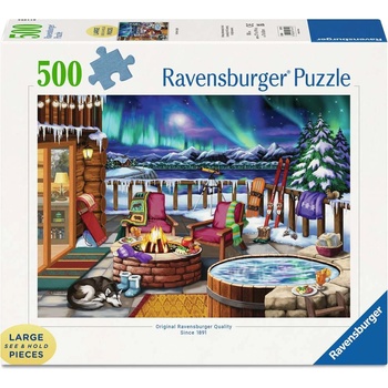 Ravensburger Пъзел Ravensburger от 500 XXL части - Северно сияние (7016791)
