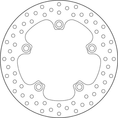 Zadný brzdový kotúč Brembo SUZUKI 400 GSR 2006 - 2008