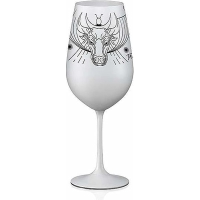 Crystalex sklenice Zvěrokruhy Býk bílá 550 ml
