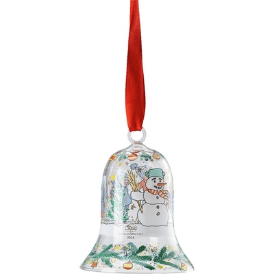 Rosenthal Skleněná ozdoba na stromeček Zvonek Vánoční světýlka 7 cm 02251-722919-49705
