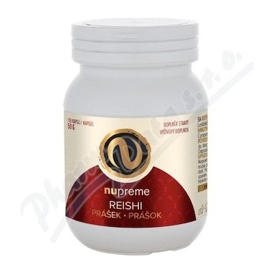 Nupreme Reishi prášok biomasa 100 kapsúl