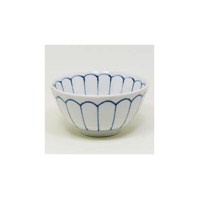 Amana Japonská porcelánová miska modro bílá 13,5 cm