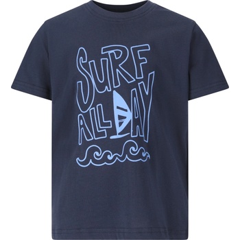 ZIG ZAG Детска тениска ZIG ZAG Kid's Beachtime S/S T-Shirt - Navy - размер 104 (EU) (704-5899-0211)