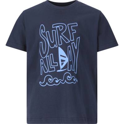 ZIG ZAG Детска тениска ZIG ZAG Kid's Beachtime S/S T-Shirt - Navy - размер 104 (EU) (704-5899-0211)