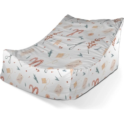 Sablio Sedací vak Lounge Sváteční dílna 80 x 95 x 50 cm