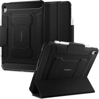 Spigen Ipad 11 (2025) spigen rugged armor pro калъф с активен flip, поставка за молив, black acs05417 (acs05417)