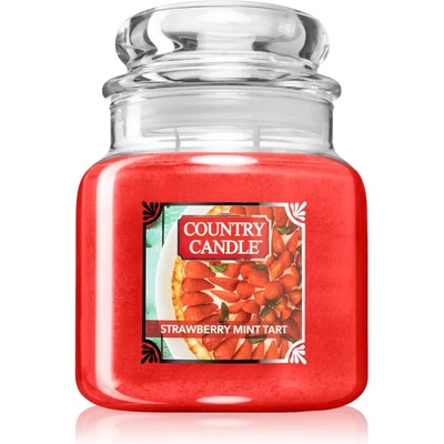 The Country Candle Company Strawberry Mint Tart ароматна свещ 453 гр