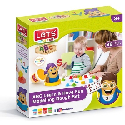 LET'S Пластилин ABC Learning, Комплект, 51 елемента Let`s L-9005