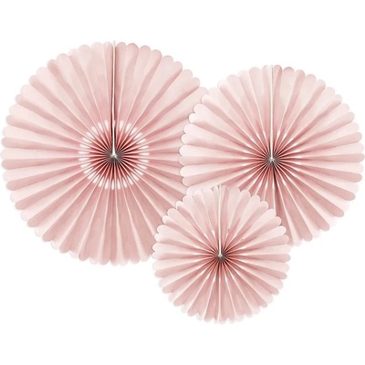 PartyDeco Декоративни розети - Розови