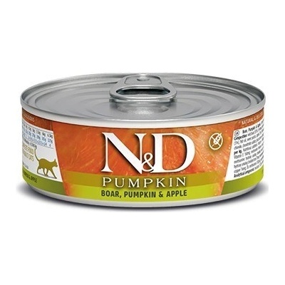 N&D N&D CAT PUMPKIN Adult Boar & Apple 70 g