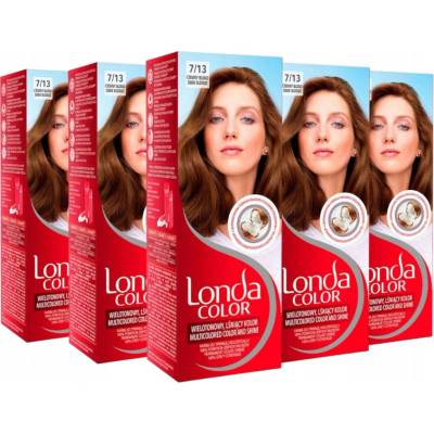 Londa Color barva na vlasy Tmavá Blond 7/13 x5