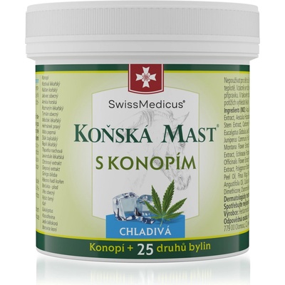 Swissmedicus Koňská Mast s konopím chladivá 500 ml